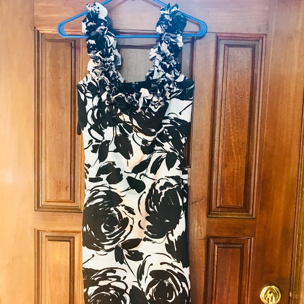 WHBM floral dress, Sz 2